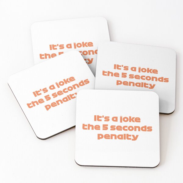 Item preview, It's a Joke the 5 Seconds Penalty (Orange) designed and sold by FilipeFerreira.