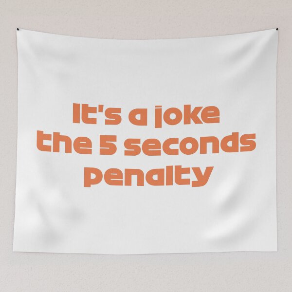 Item preview, It's a Joke the 5 Seconds Penalty (Orange) designed and sold by FilipeFerreira.