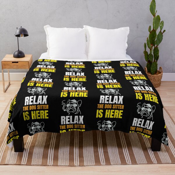 Item preview, RELAX THE DOG SITTER IS HERE. FUNNY DOG LOVERS T-SHIRT designed and sold by BestCoolStuff.