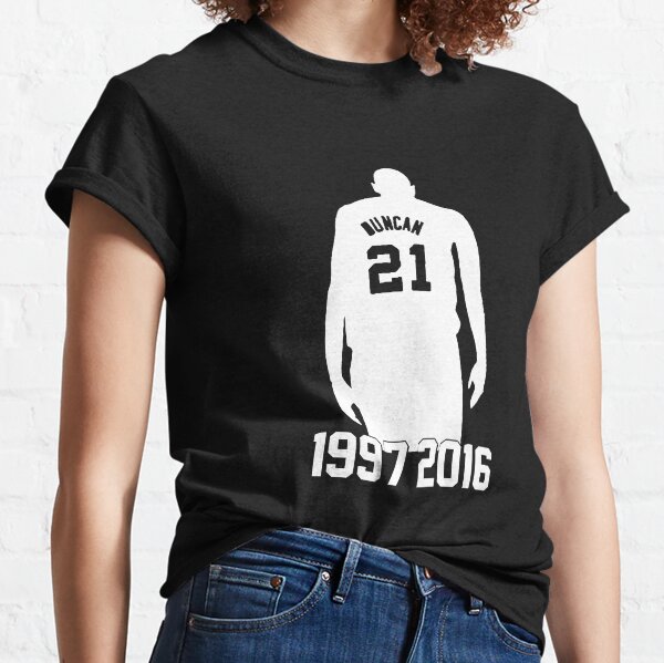 Tim duncan retirement t shirt Clearance