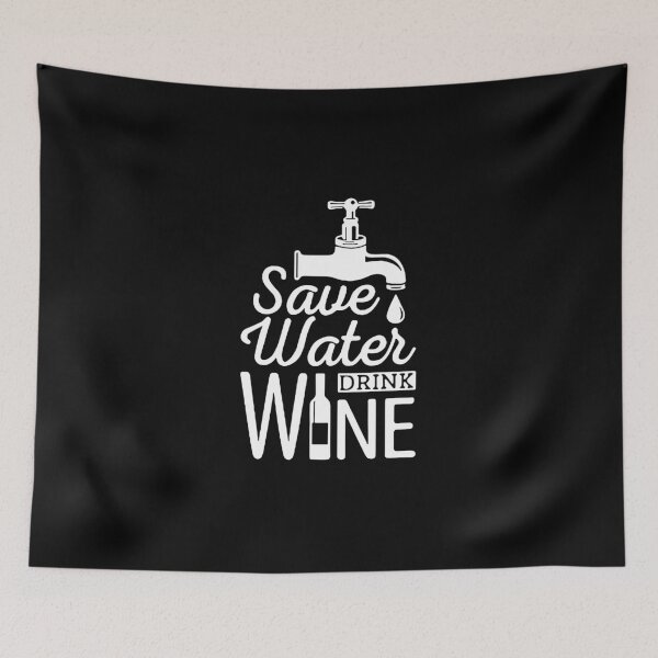 Item preview, Save Water Drink Wine Love wine Red Wine Cocktail party Humourrose Rouge Francaise Idea Gift Premium Apparel Funny Holiday Xmas designed and sold by DesignByHeartUK.