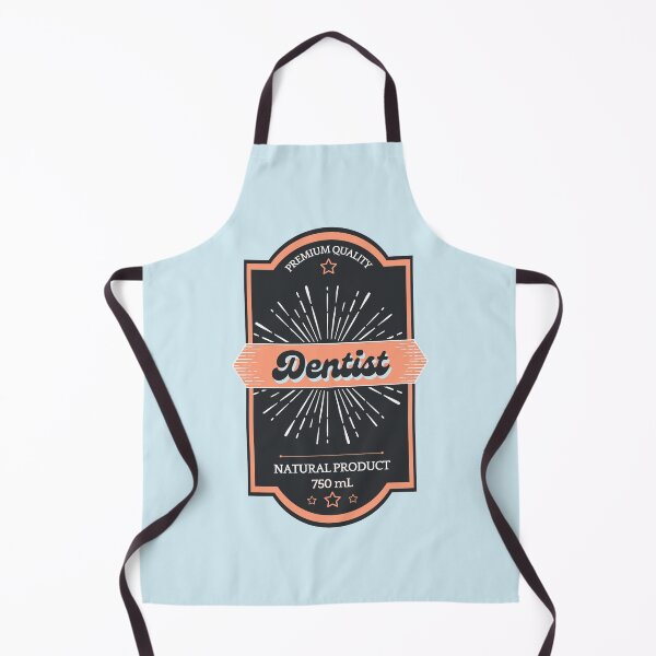 Item preview, Dentist Retro Label designed and sold by Cardinal Designs.
