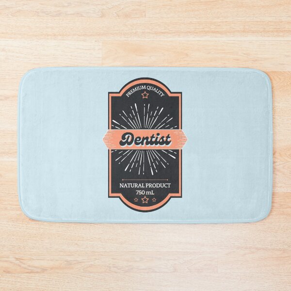 Item preview, Dentist Retro Label designed and sold by Cardinal Designs.