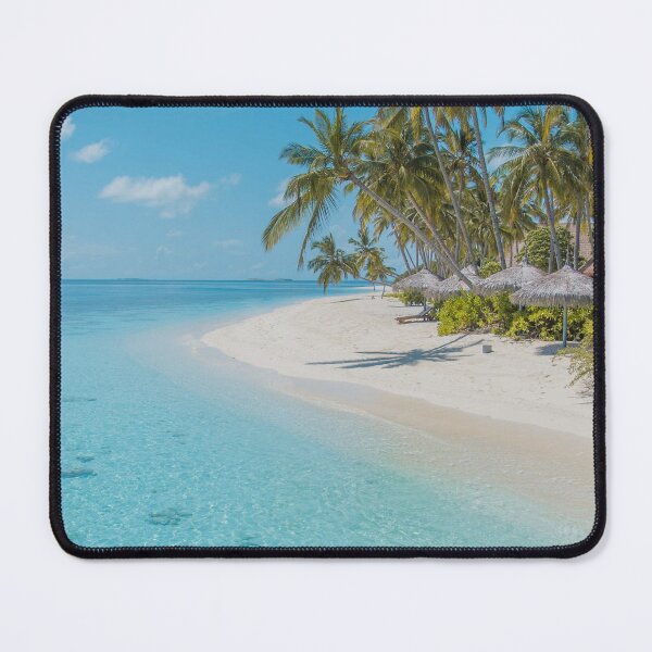 Item preview, Tropical Maldives Palm Tree Beach Paradise designed and sold by newburyboutique.