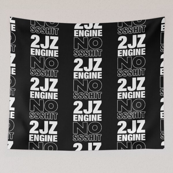 Item preview, 2JZ Engine No Shit Funny Engine Cylinder Shaft All Motor Funny Engine Car Design Happy Apparel Essential Inspiration Joy Mood Funny designed and sold by DesignByHeartUK.