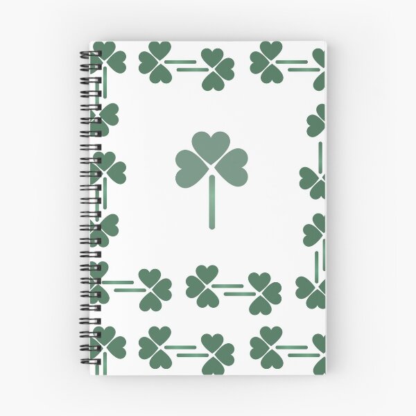 Item preview, Clover Pattern | Three-Leaf Clover Green on White designed and sold by WordsToArt.