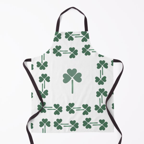 Item preview, Clover Pattern | Three-Leaf Clover Green on White designed and sold by WordsToArt.