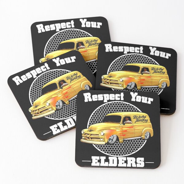 Item preview, Funny Car Guy - Respect Your Elders Classic Panel Truck designed and sold by CharJens.
