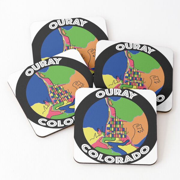 Item preview, Ouray, CO Colorful Map designed and sold by John Mashburn.