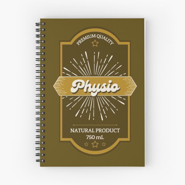 Aperçu de l'œuvre Étiquette Physio Rétro créée et vendue par Cardinal Designs.