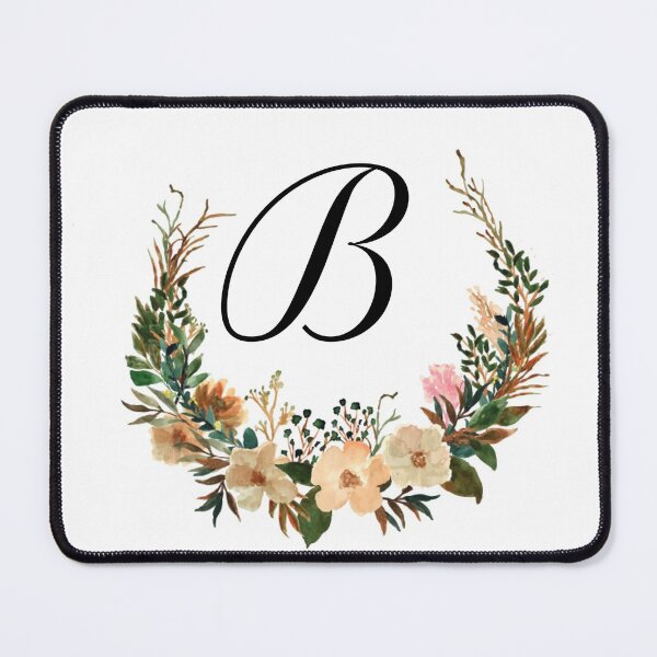 Item preview, Autumn Floral Monogram | Monogram Letter B designed and sold by JustSeasons.