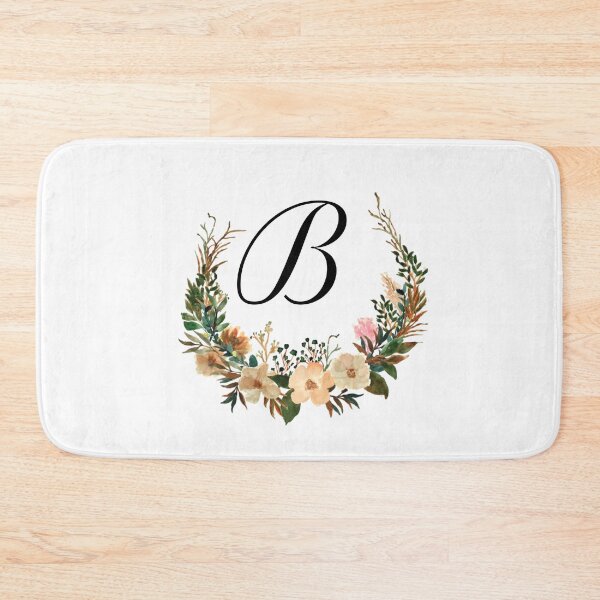 Item preview, Autumn Floral Monogram | Monogram Letter B designed and sold by JustSeasons.