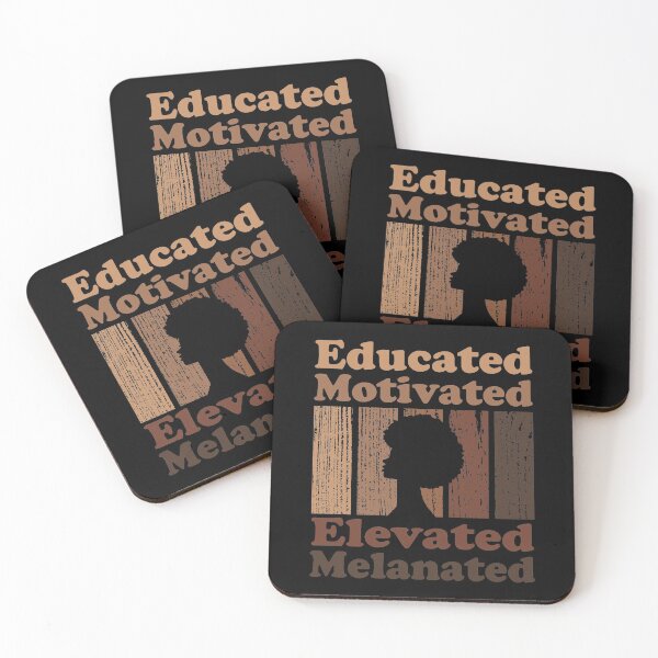 Item preview, Educated Motivated Elevated Melanated Melanin Queen designed and sold by Valid-Patterns.