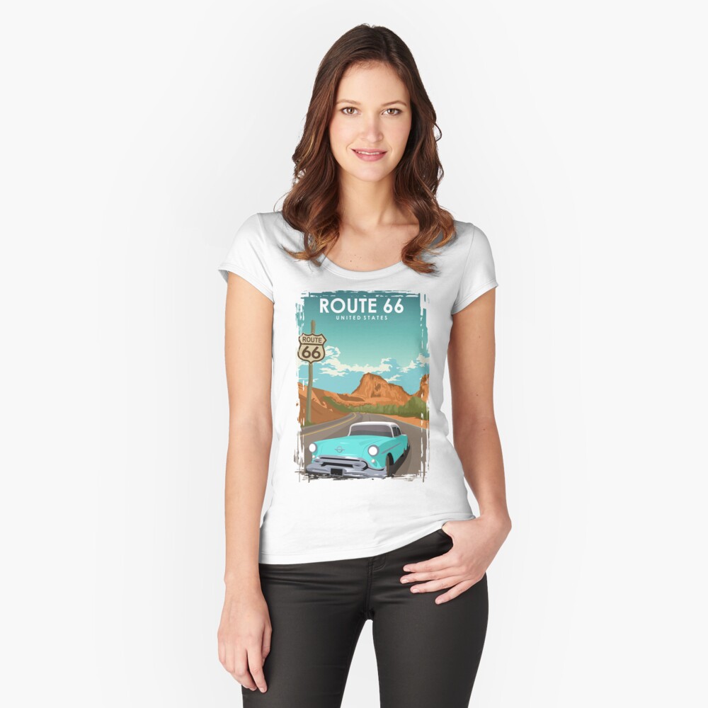 Item preview, Fitted Scoop T-Shirt designed and sold by jornvanhezik.