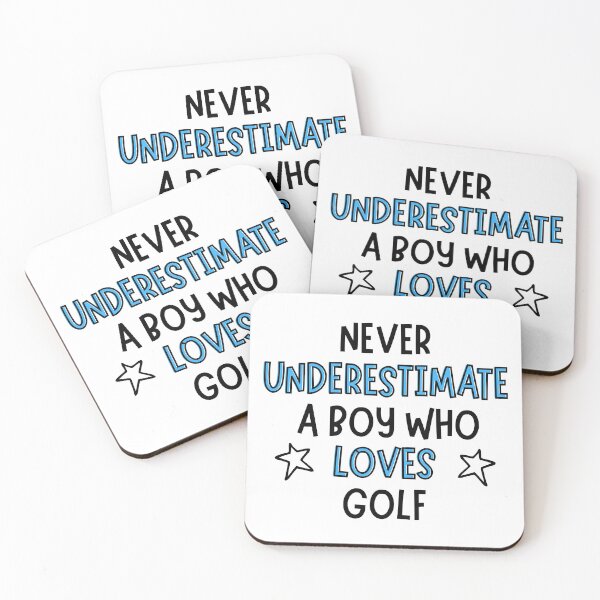 Item preview, Never underestimate a boy who loves golf designed and sold by TheGreenGoat.