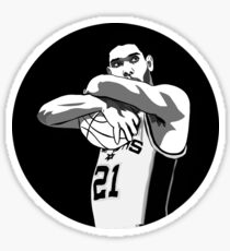 tim duncan Sticker