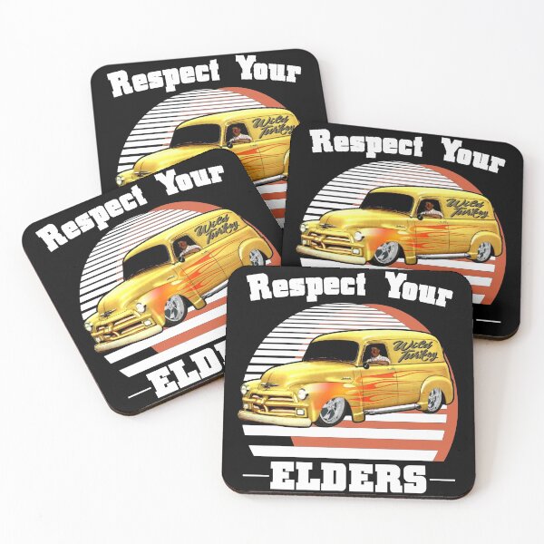 Item preview, Funny Car Guy - Respect Your Elders Classic Panel Truck designed and sold by CharJens.