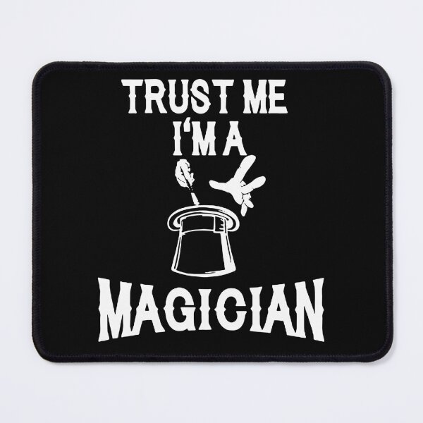 Item preview, Trust me i am a magician love magic witches witch Black Cat With Knife Gift Premium Art Apparel Essential Funny Cat Halloween designed and sold by DesignByHeartUK.