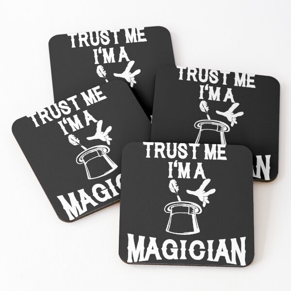 Item preview, Trust me i am a magician love magic witches witch Black Cat With Knife Gift Premium Art Apparel Essential Funny Cat Halloween designed and sold by DesignByHeartUK.