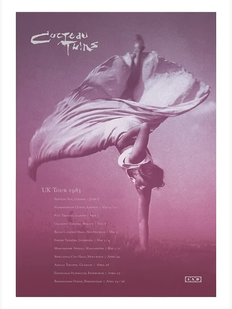 "Cocteau Twins Tour Poster" Poster for Sale by chintyacintas Redbubble