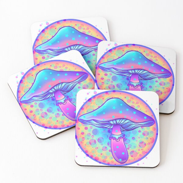 Item preview, Psychedelic Mushroom Art designed and sold by koifresco.