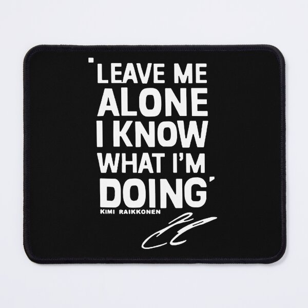 Item preview, Leave me alone i know what i am doing Gift Premium Apparel Funny Holiday Xmas designed and sold by DesignByHeartUK.