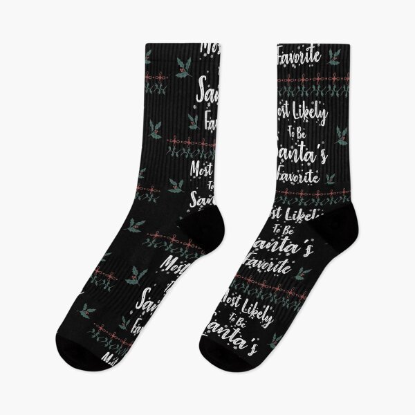 Item preview, Most Likely To Be Santas Favorite - Christmas Funny Joke Funny Present designed and sold by Aymanclothings.