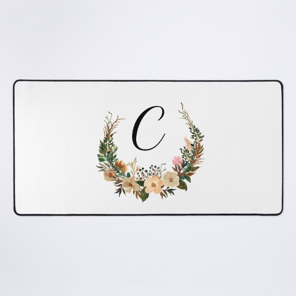 Item preview, Autumn Floral Monogram | Monogram Letter C designed and sold by JustSeasons.