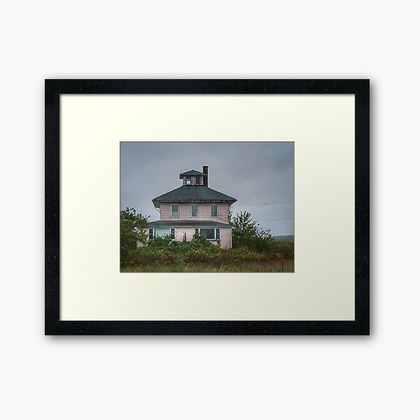 Plum Island Pink Framed Art Print