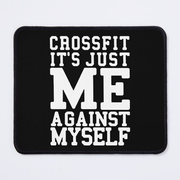 Item preview, Funny Crossfit Just me against myself Love Weight Lifting Love Power Lifting gym fitness Happy Apparel Essential Inspiration Joy Mood Funny designed and sold by DesignByHeartUK.