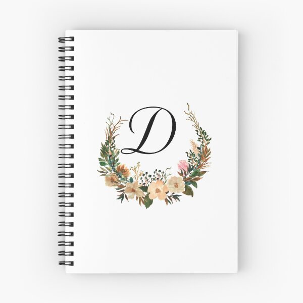 Item preview, Autumn Floral Monogram | Monogram Letter D designed and sold by JustSeasons.