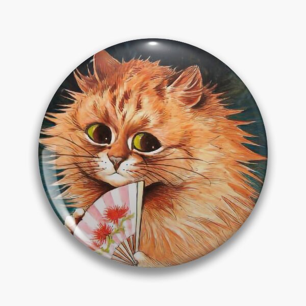 Item preview, Study of a Ginger Cat by Louis Wain designed and sold by ReimagineStore.