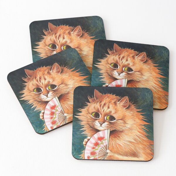 Item preview, Study of a Ginger Cat by Louis Wain designed and sold by ReimagineStore.