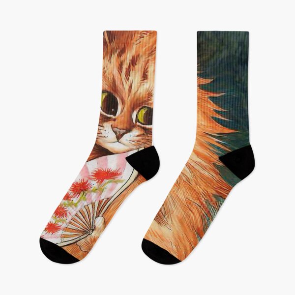 Item preview, Study of a Ginger Cat by Louis Wain designed and sold by ReimagineStore.
