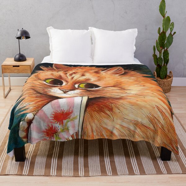 Item preview, Study of a Ginger Cat by Louis Wain designed and sold by ReimagineStore.