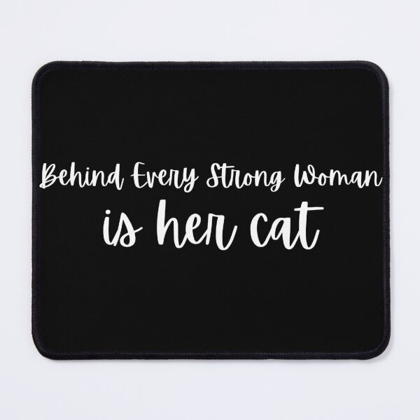 Item preview, behind every strong woman is her cat Classic T-Shirt designed and sold by NIKENchop.