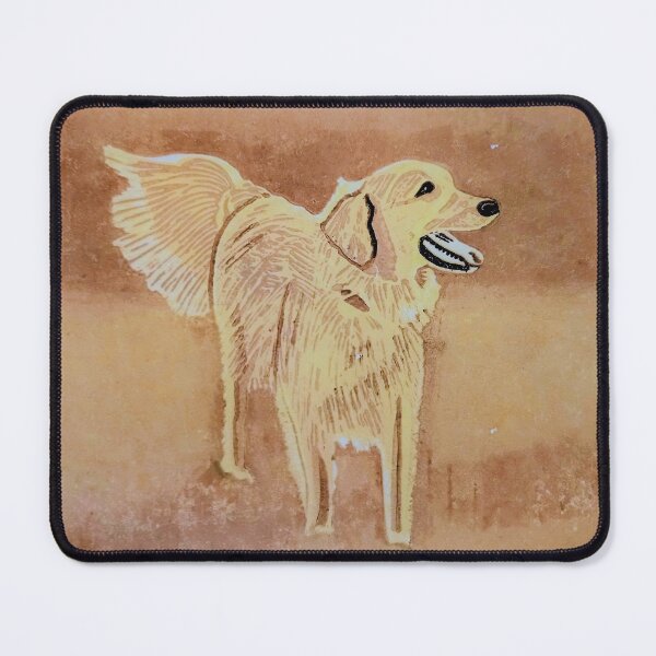 Item preview, Linoprint of Golden Retriever designed and sold by Linocut Lain.