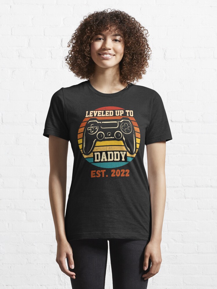 Alternate view of Leveled Up to Daddy Est. 2022 Essential T-Shirt