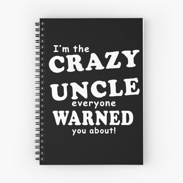 Item preview, Funny uncle i am the crazy uncle to be nephew new mom funny Gift Premium Apparel Funny Holiday Xmas designed and sold by DesignByHeartUK.