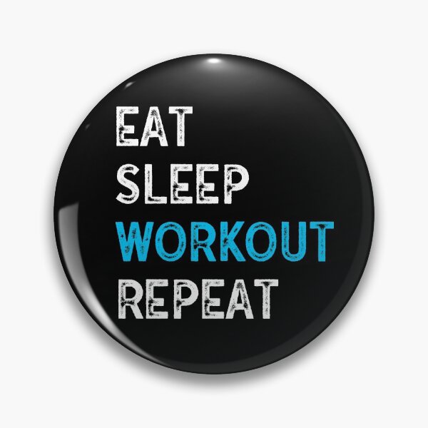 Item preview, Funny Workout - Eat Sleep Workout Repeat  designed and sold by motivationaltee.