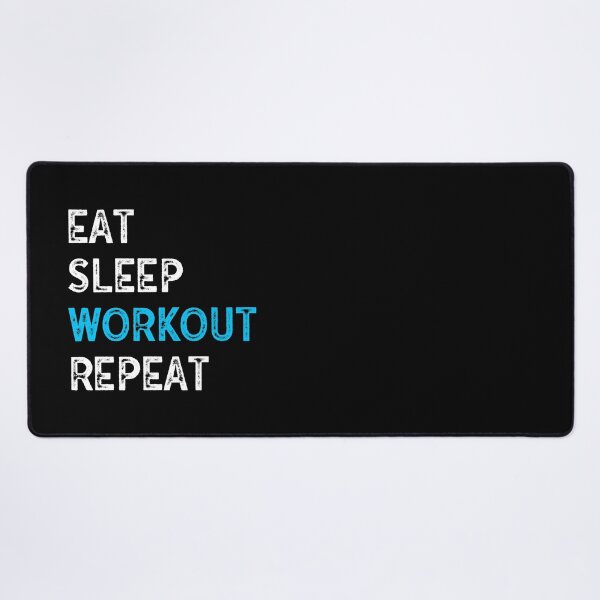 Item preview, Funny Workout - Eat Sleep Workout Repeat designed and sold by motivationaltee.