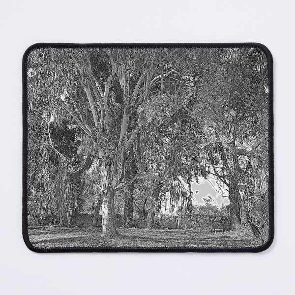 Item preview, Eucalyptus trees, Lefkada, sketch effect  designed and sold by paulboizot.
