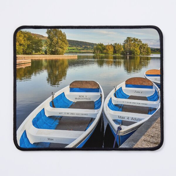 Item preview, Boats moored in Llangorse Lake Brecon Beacons designed and sold by VnGphoto.