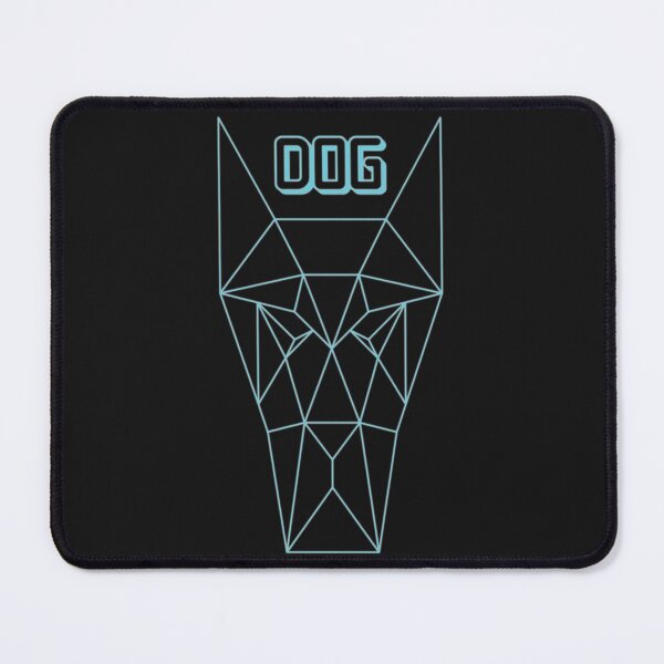 Item preview, geometric dog designed and sold by capotees.