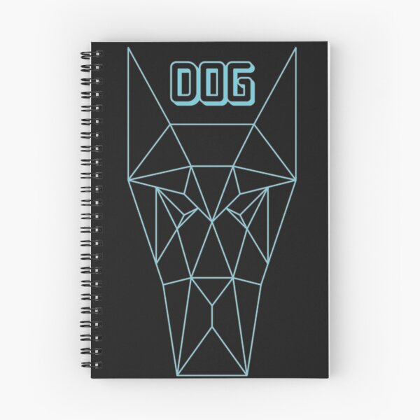 Item preview, geometric dog designed and sold by capotees.