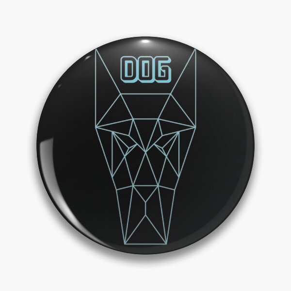 Item preview, geometric dog designed and sold by capotees.