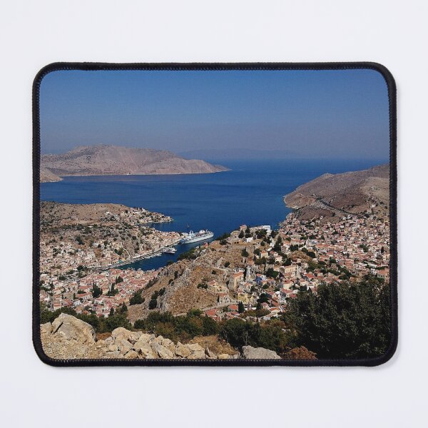 Item preview, Gialos and Chorio from above, Symi designed and sold by paulboizot.