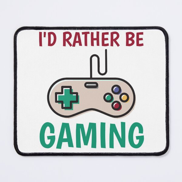 Item preview, I'd Rather Be Gaming designed and sold by seritik.