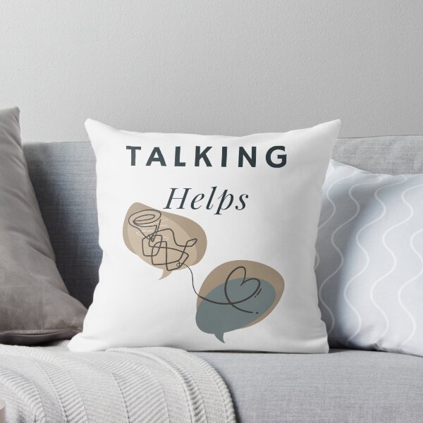Item preview, Small counseling office decor, Talking Helps Mental Health Awareness designed and sold by BeBraveStore.