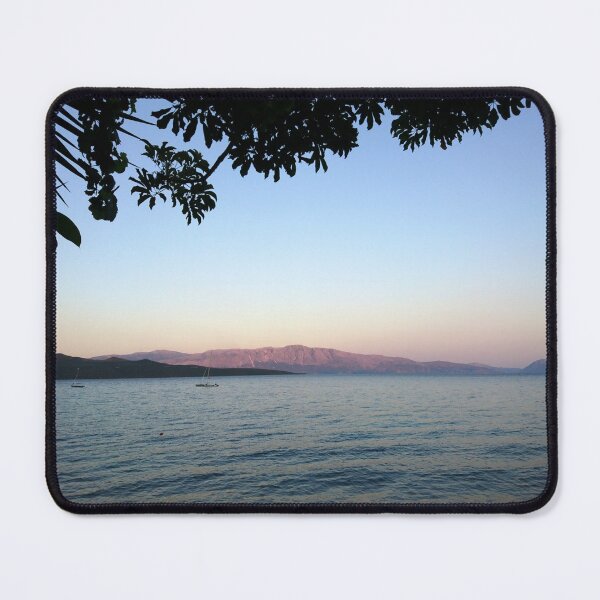 Item preview, Sea and mountains at dusk, Lefkada designed and sold by paulboizot.